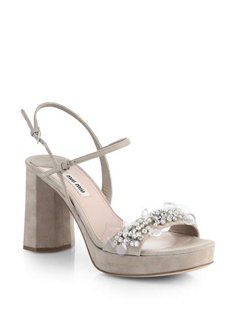 Miu Miu Sandals .